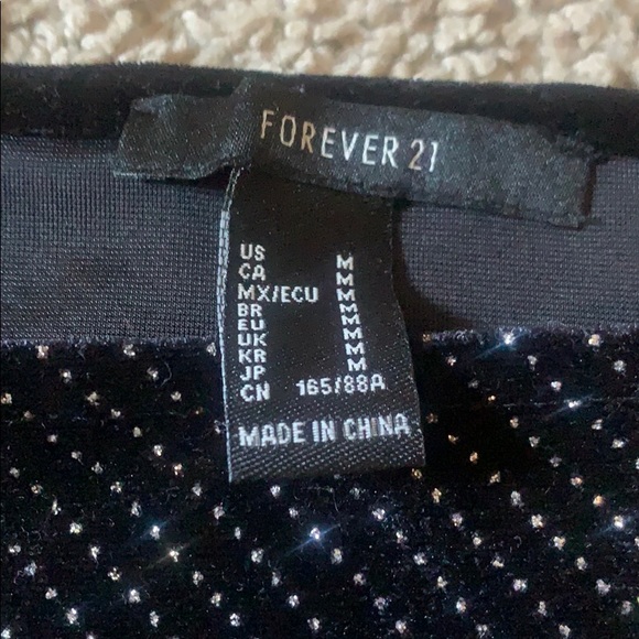 Forever 21 Sparkly Crop Top - Picture 2 of 2